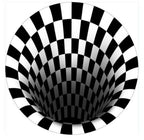 Vloermat met optische illusie