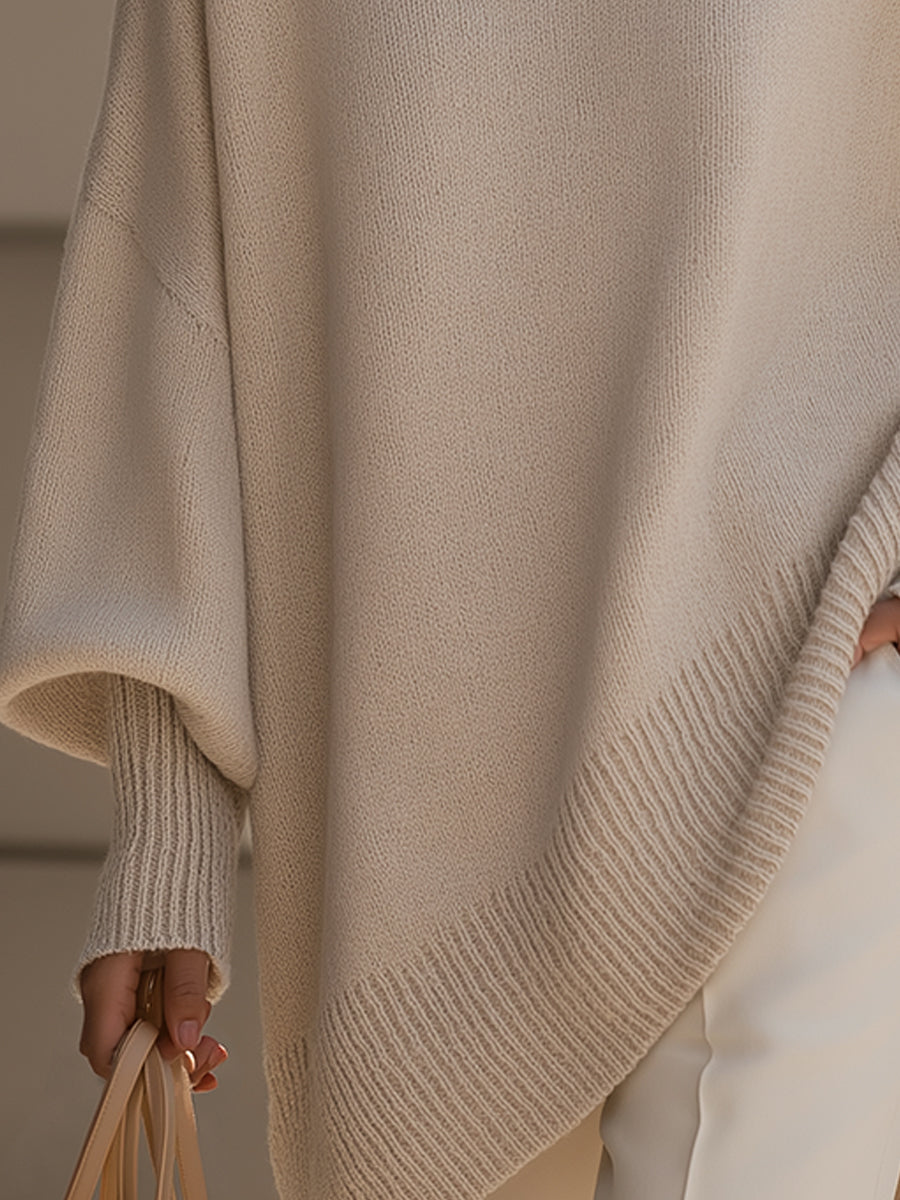 Franziska | Oversized poncho met soepel vallende vorm