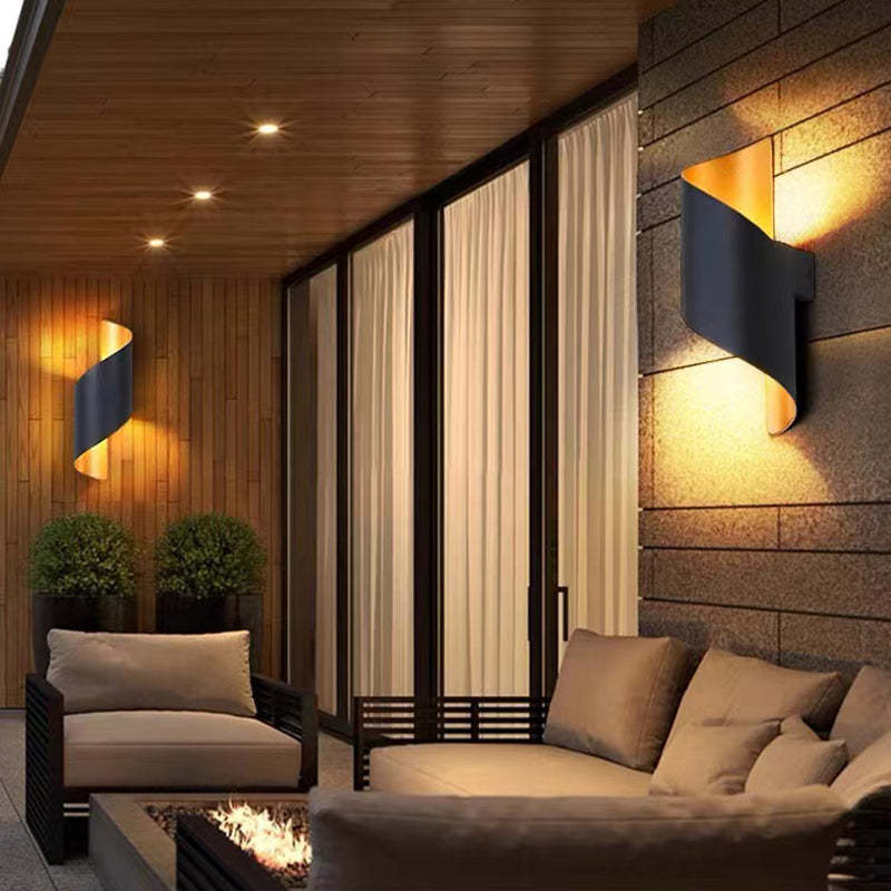 Spiraal LED wandlamp