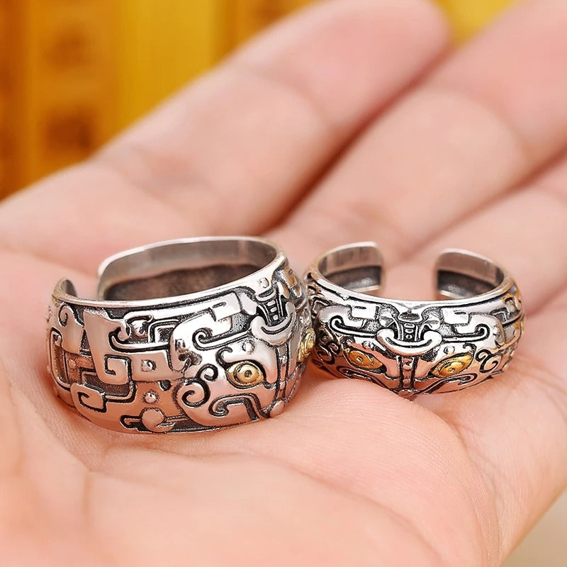 Feng shui ring | symbool van rijkdom, geluk & voorspoed – materiaal: Metaal — afbeelding 11
