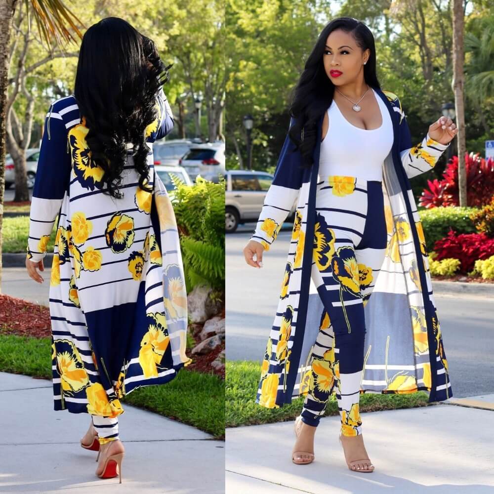Dames kimono set met broek