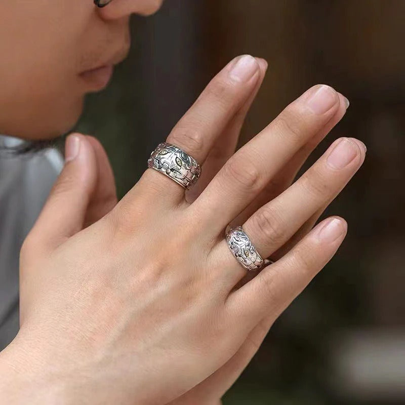 Feng shui ring | symbool van rijkdom, geluk & voorspoed – materiaal: Metaal — afbeelding 13
