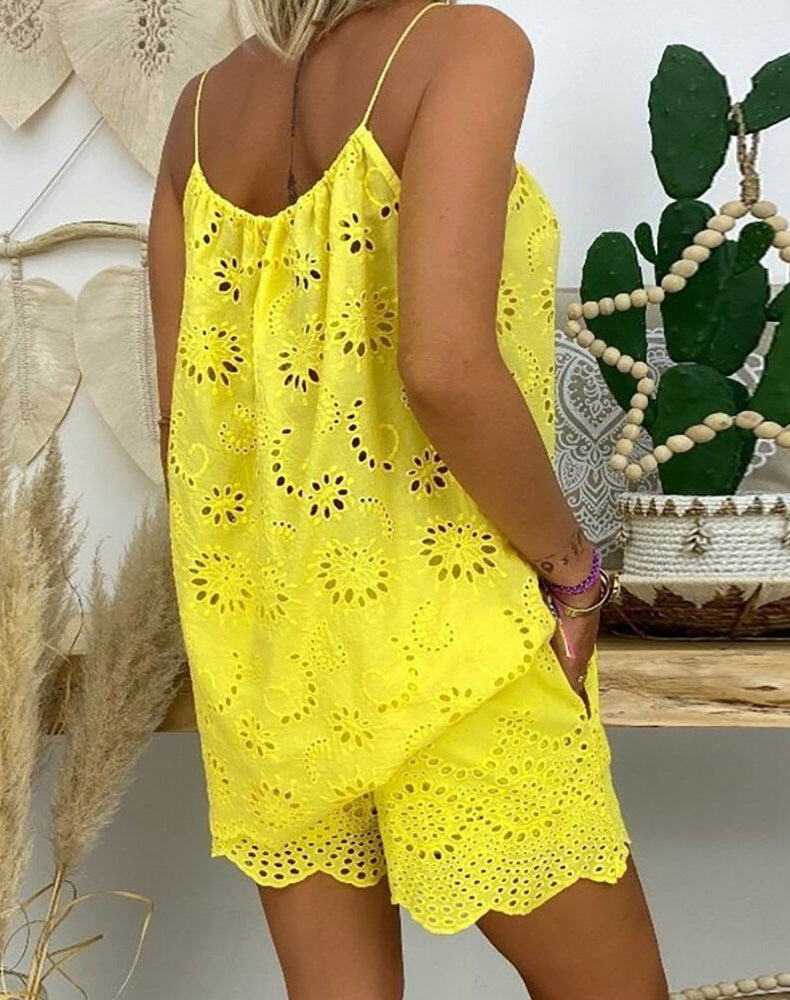 Nicole set – kanten twin set