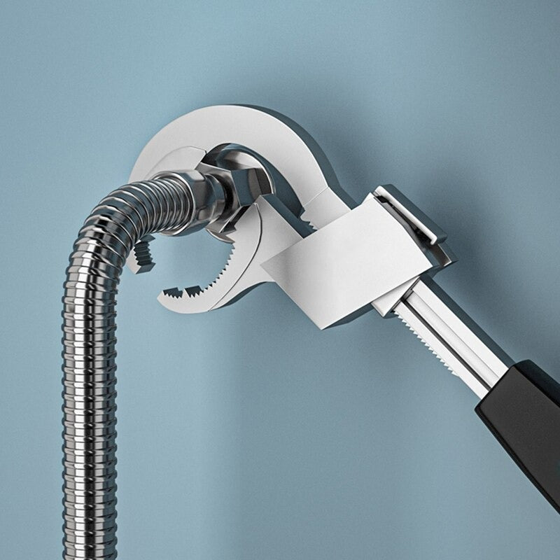 Multi wrench | verstelbare spanner – kleur: zilver — afbeelding 4