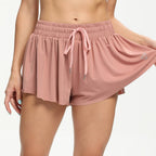 Luchtige fitnessshort, 2-in-1