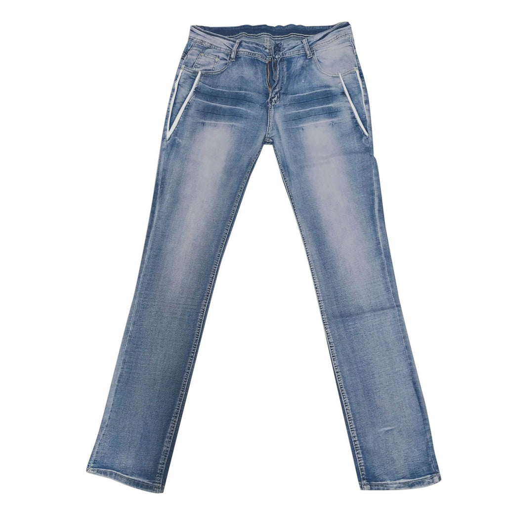 Dames bootcut jeans met vlag details