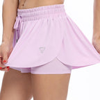 Luchtige fitnessshort, 2-in-1