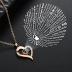 I love U necklace – projectie hanger