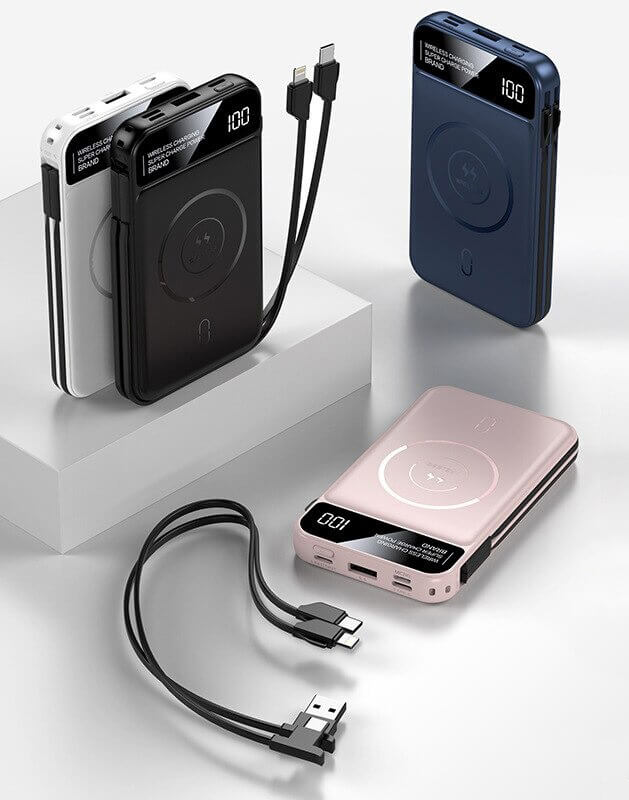Magnetische draadloze stroom bank – capaciteit: 10000mAh