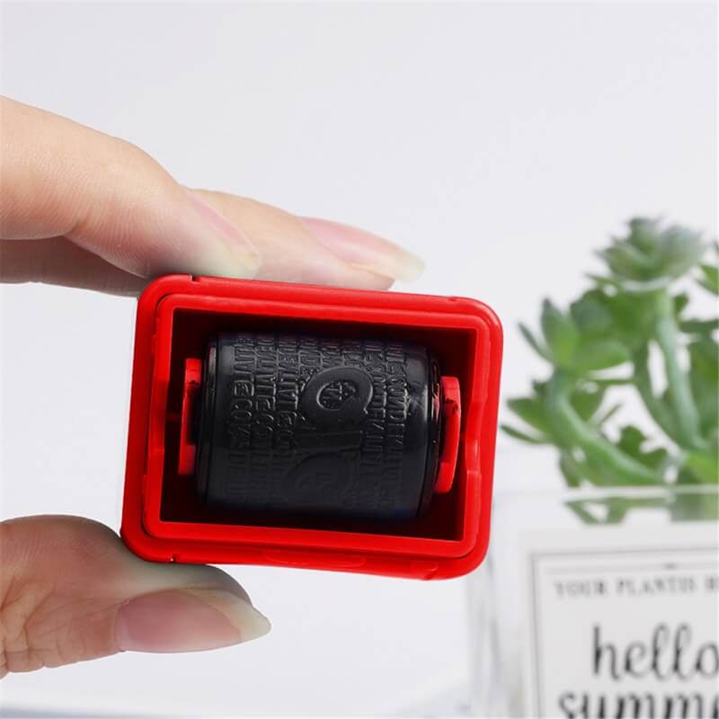 Privacy rolstempel – materiaal: plastiek + speciaal fotogevoelig materiaal — afbeelding 7