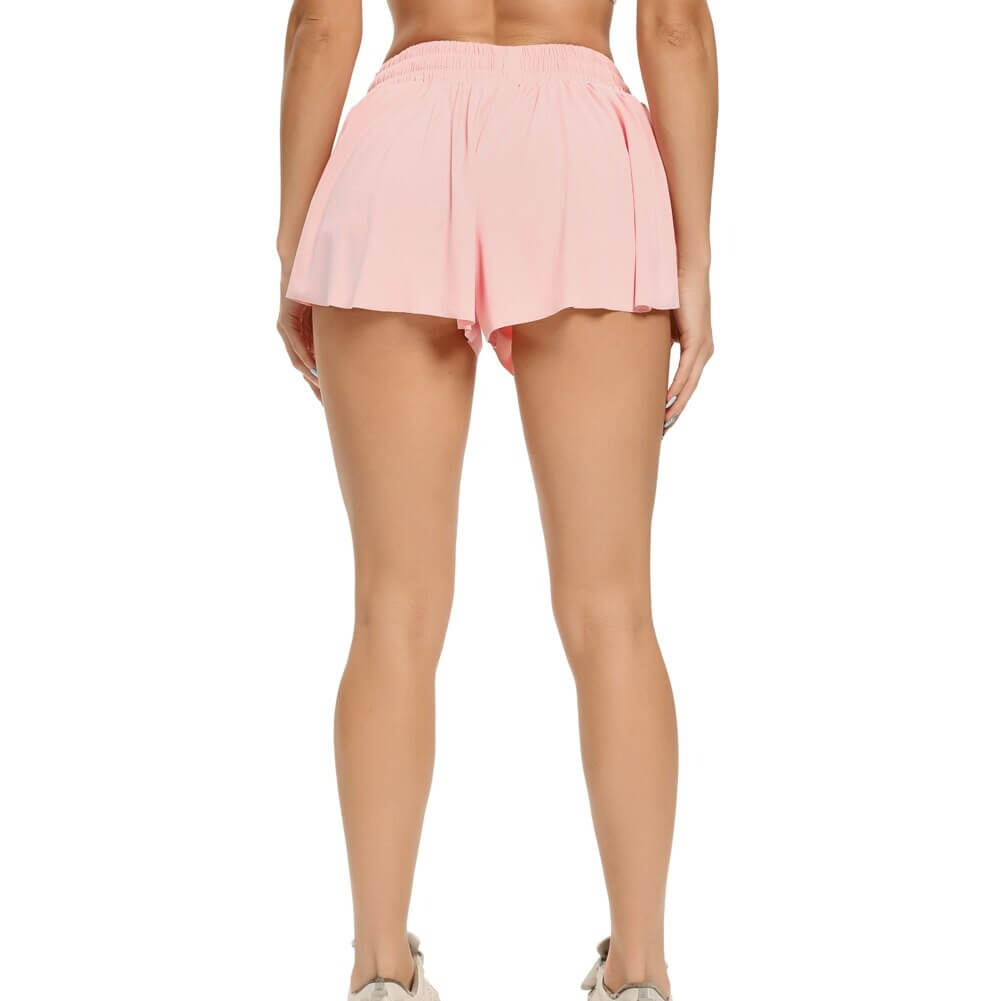 Luchtige fitnessshort, 2-in-1