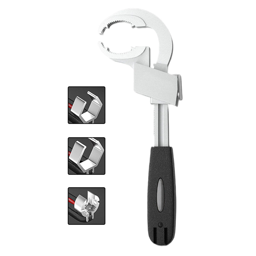Multi wrench | verstelbare spanner – kleur: zilver — afbeelding 6