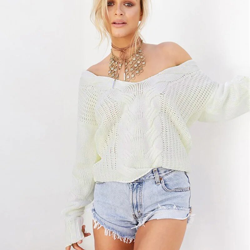 Oversized dames trui met lange mouwen
