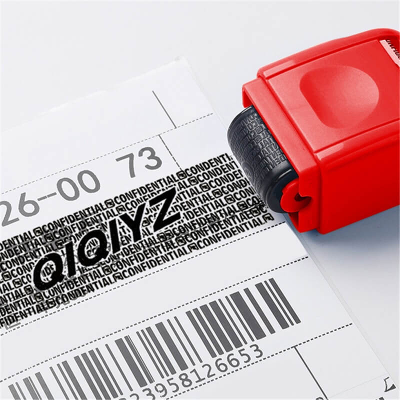 Privacy rolstempel – materiaal: plastiek + speciaal fotogevoelig materiaal — afbeelding 8