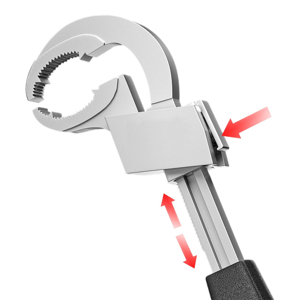 Multi wrench | verstelbare spanner – kleur: zilver — afbeelding 5