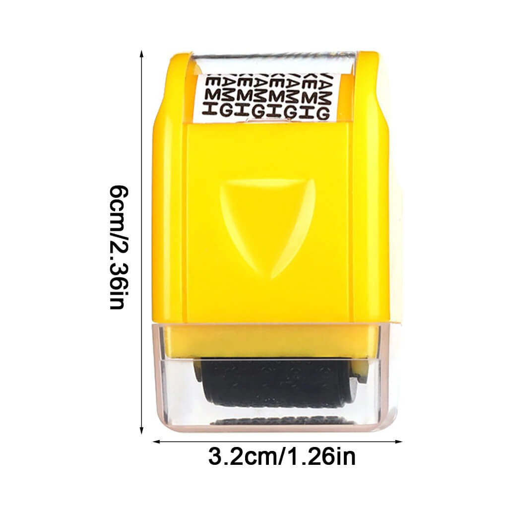 Privacy rolstempel – materiaal: plastiek + speciaal fotogevoelig materiaal — afbeelding 11