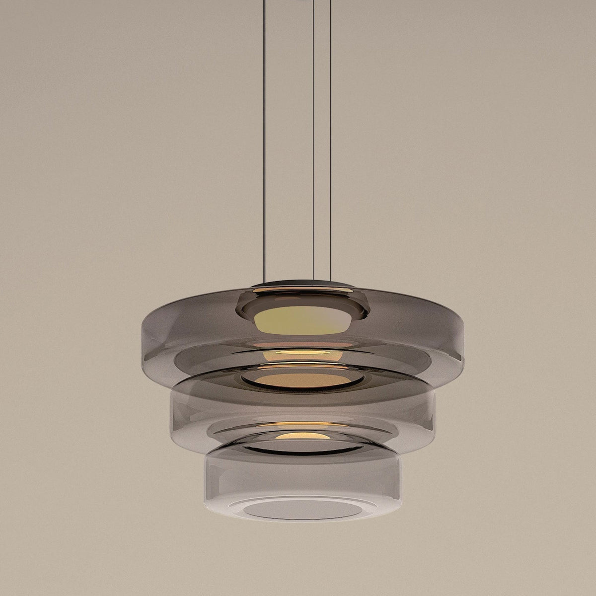 Glazen hanglamp in bauhaus stijl — afbeelding 22