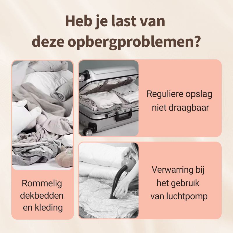 Compressie opbergzakken