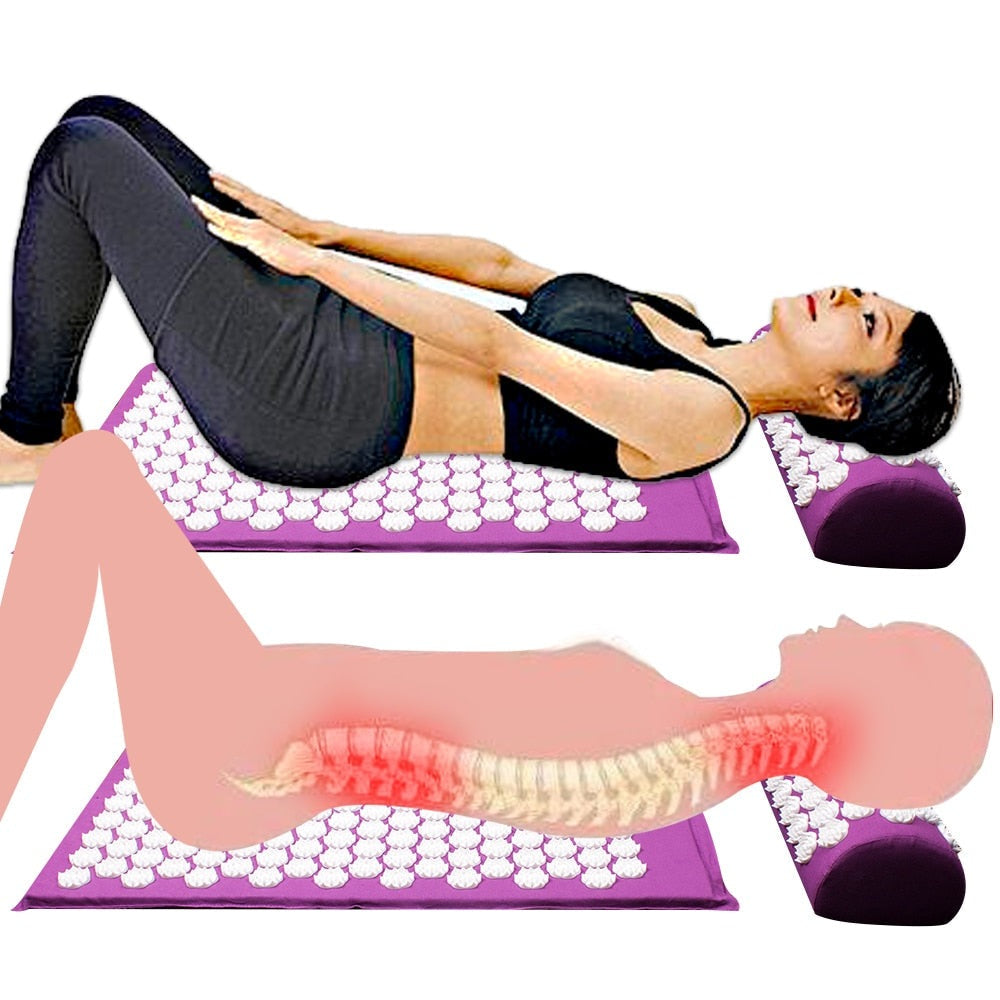 Acupressuur yogamat & kussenset
