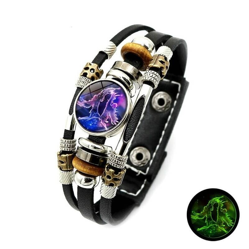Lichtgevende zodiak armband