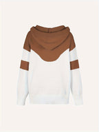 Sweater met capuchon en koord