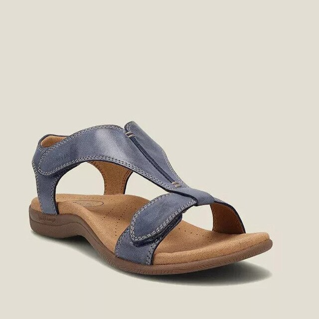 Dames sandalen met sleehak en comfortzool