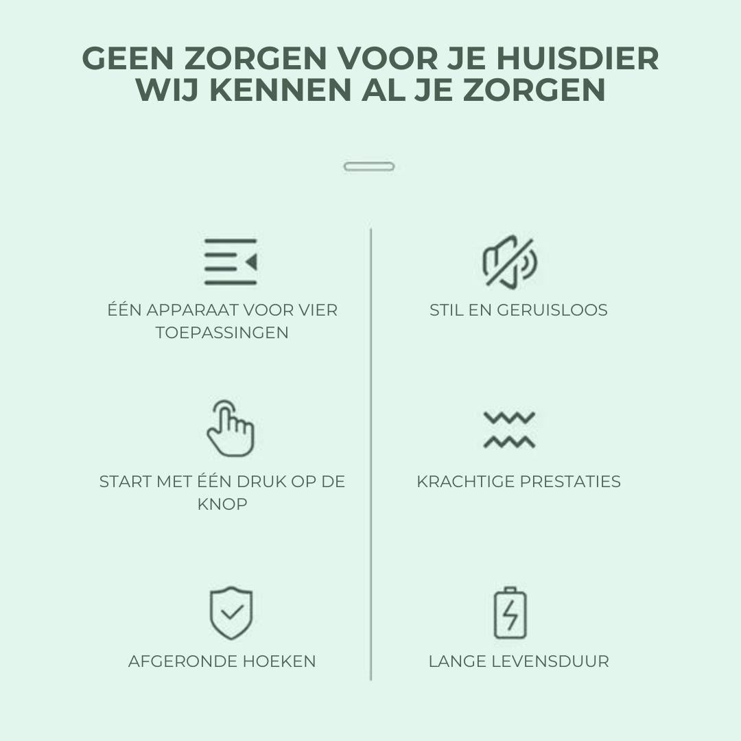 4-in-1 huisdieren trimmer — afbeelding 21