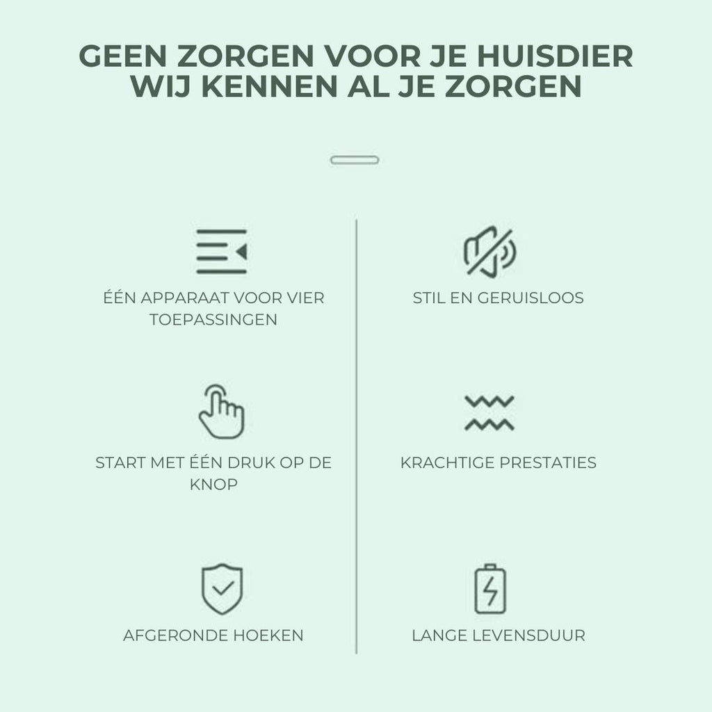 4-in-1 huisdieren trimmer