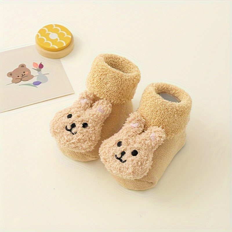 Antislip babysokjes – mila – met schattig berenontwerp