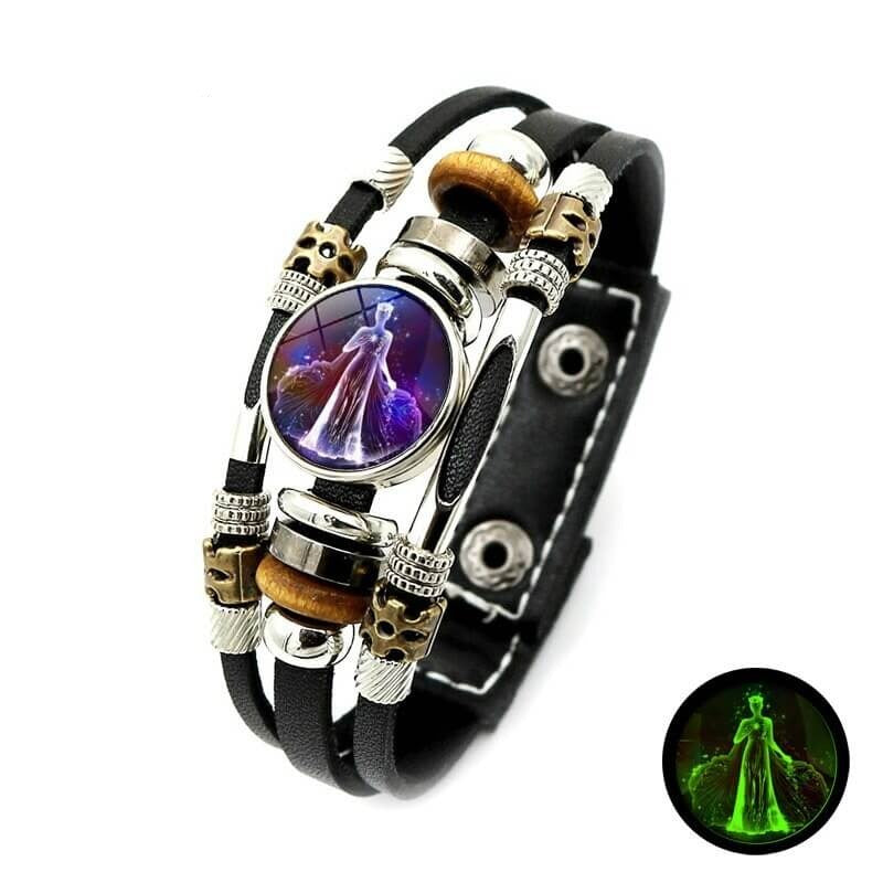 Lichtgevende zodiak armband