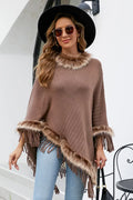 Winter poncho voor dames
