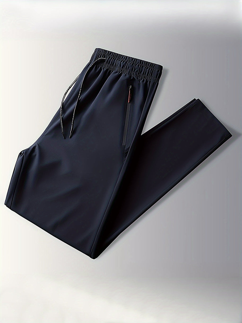 Effen joggingbroek met ritsdetails