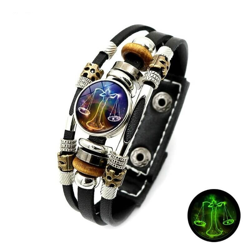 Lichtgevende zodiak armband