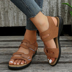 Casual dames sandalen met klittenbandsluiting