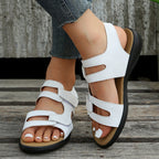 Casual dames sandalen met klittenbandsluiting