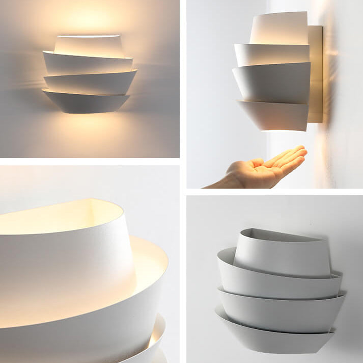 Scandinavische wandlamp met dubbele lichtpunten