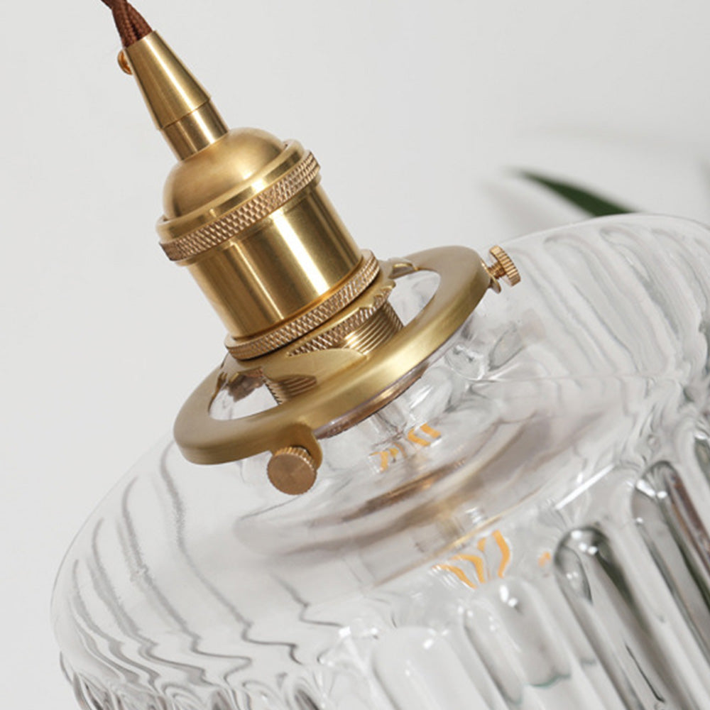 Kristallen vintage hanglamp