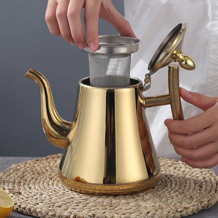 Inductie waterkoker van roestvrij staal met filter