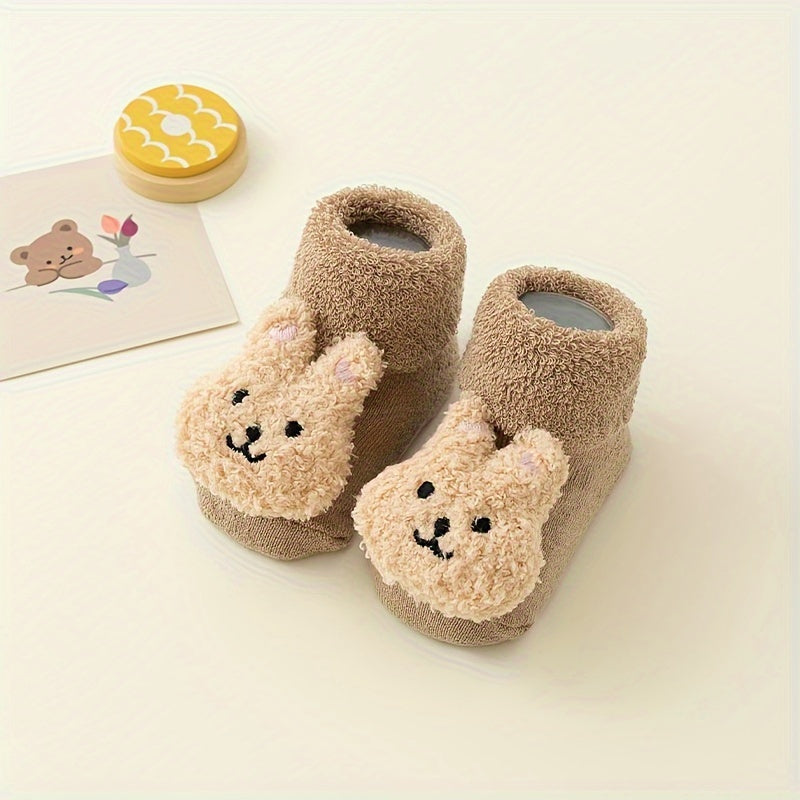 Antislip babysokjes – mila – met schattig berenontwerp