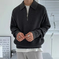 Zipped heren sweater
