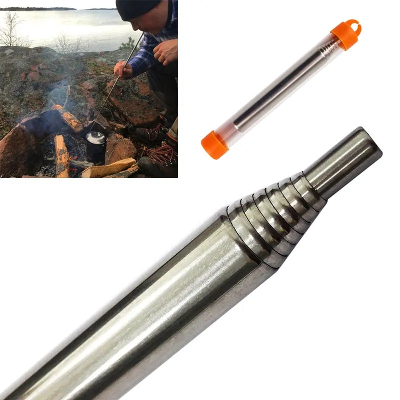 Survival blaaspijp voor outdoor koken