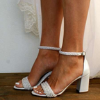 Bruidssandalen met delicate bandjes