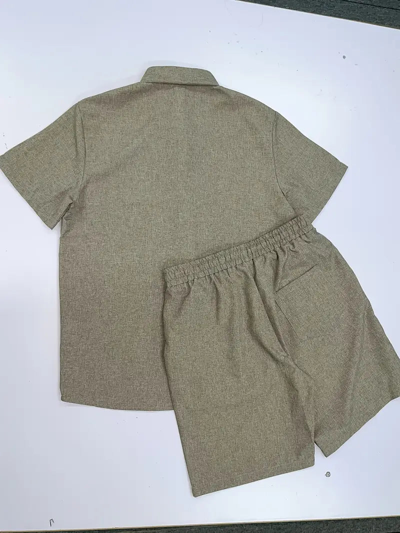 Modieuze khaki heren zomerset