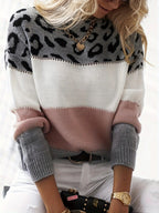 Luipaardprint sweater