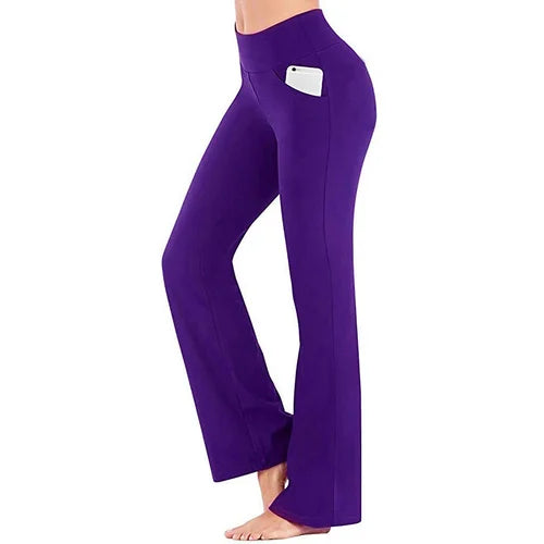 Dames yogabroek met hoge taille