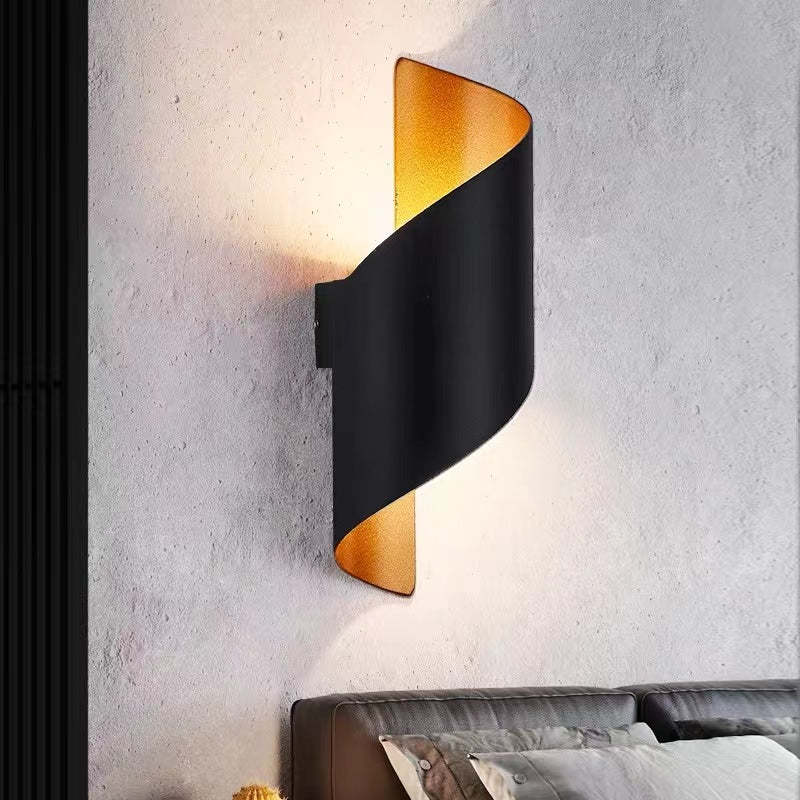 Spiraal LED wandlamp