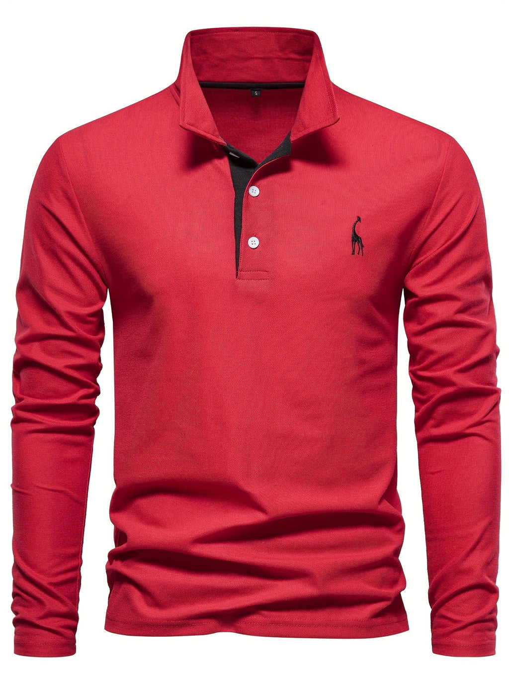 Heren polo met lange mouwen – Elin