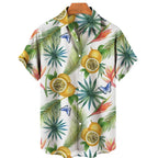 Tropisch hawaii overhemd met korte mouwen