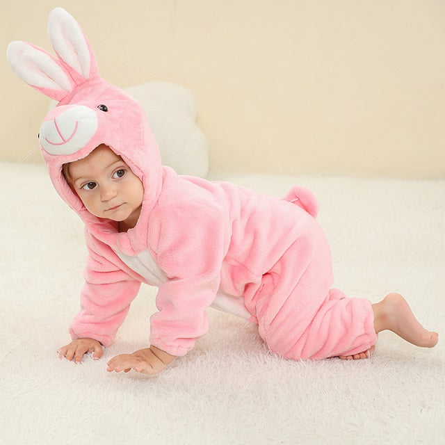 Comfy baby onesie met capuchon
