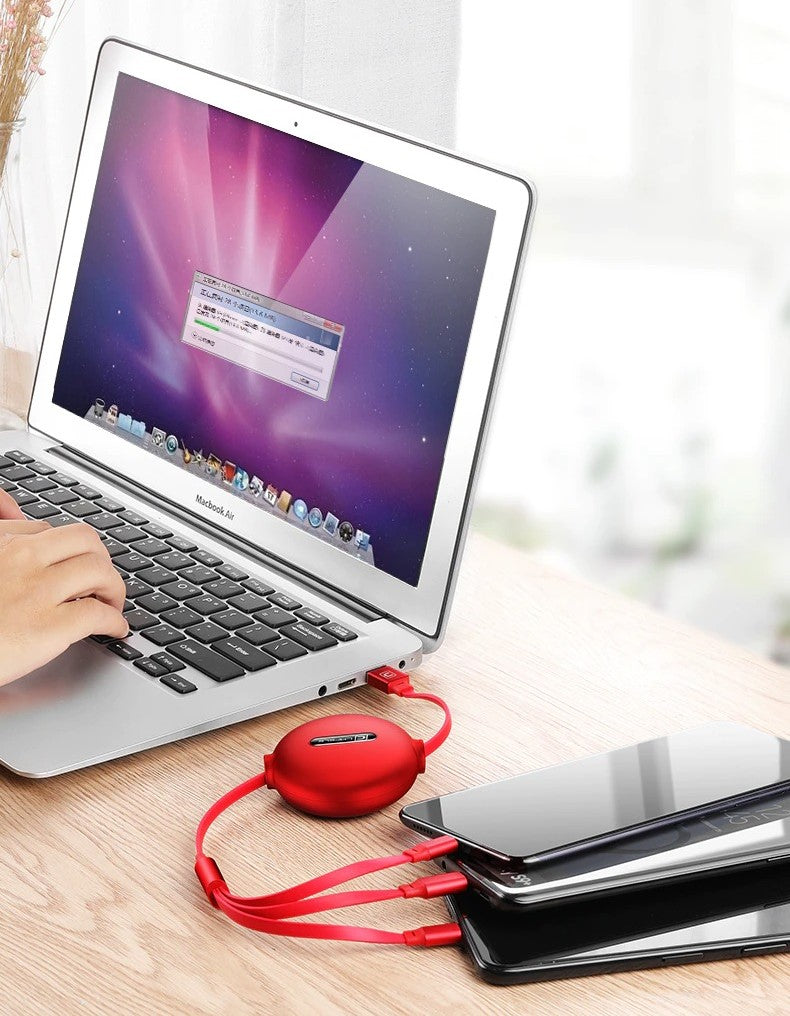 3-in-1 USB-kabel